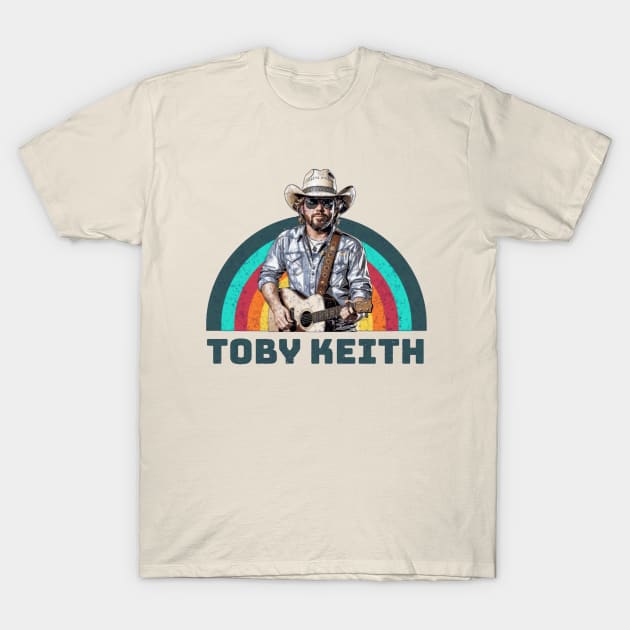 toby// singer vintage country music v43 T-Shirt by jekoba